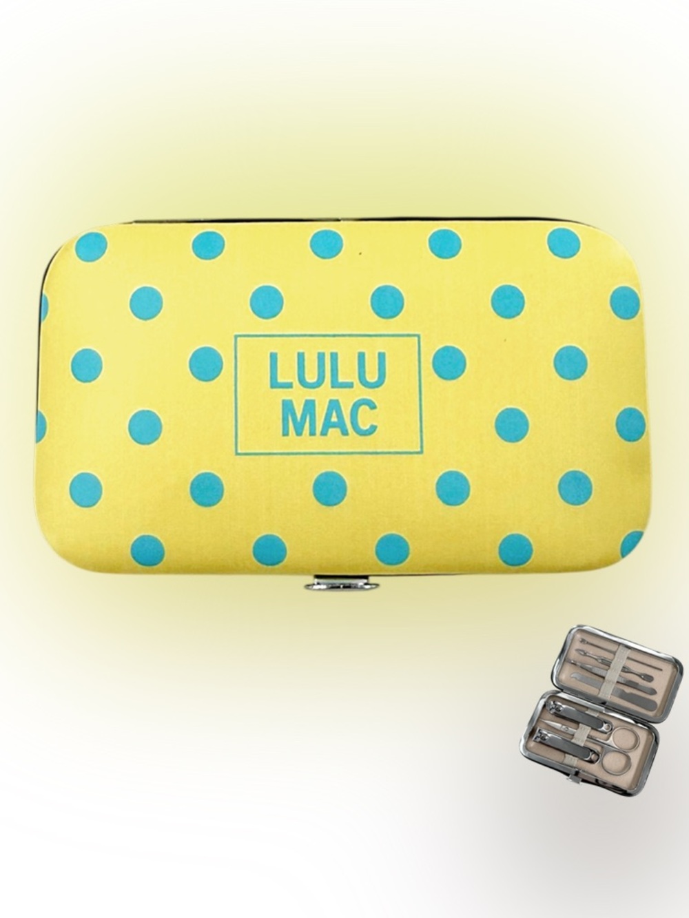 Lulu Mac Butter/Blue Dot Manicure Set